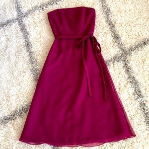 After Six Special Occasion Dress Merlot Strapless Size 4